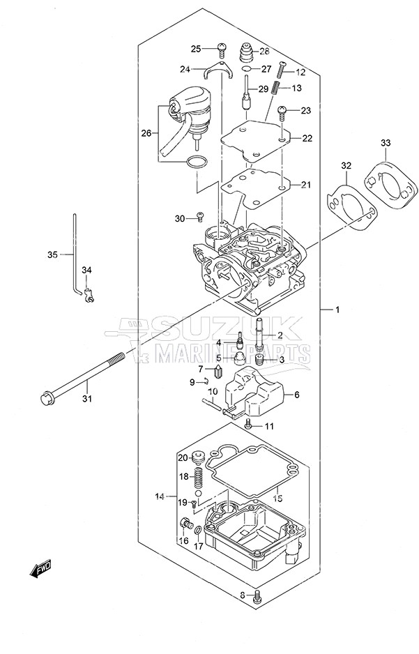 Carburetor w/Remote Control