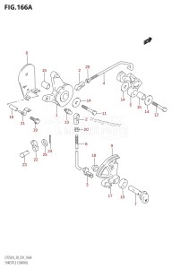 DT25 From 02503-151001 (E01 E36 E40)  2001 drawing THROTTLE CONTROL ((DT25,DT30):(E01,E13),DT30R:E01)