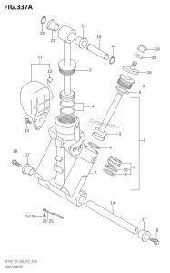 DF150Z From 15002Z-210001 (E03)  2012 drawing TRIM CYLINDER