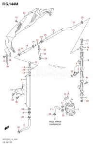 DF150ZG From 15002Z-410001 (E40)  2014 drawing FUEL INJECTOR (DF175TG:E40)