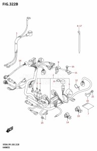 DF20A From 02002F-040001 (P01 P40)  2020 drawing HARNESS (DF9.9BR,DF15AR,DF20AR)