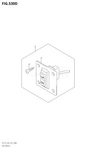 17502Z-510001 (2005) 175hp E03-USA (DF175ZG  DF175ZG) DF175ZG drawing OPT:SWITCH (DF150ZG:E03)