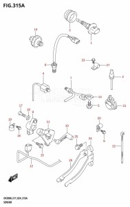 DF175AT From 17503F-440001 (E11 - E40)  2024 drawing SENSOR