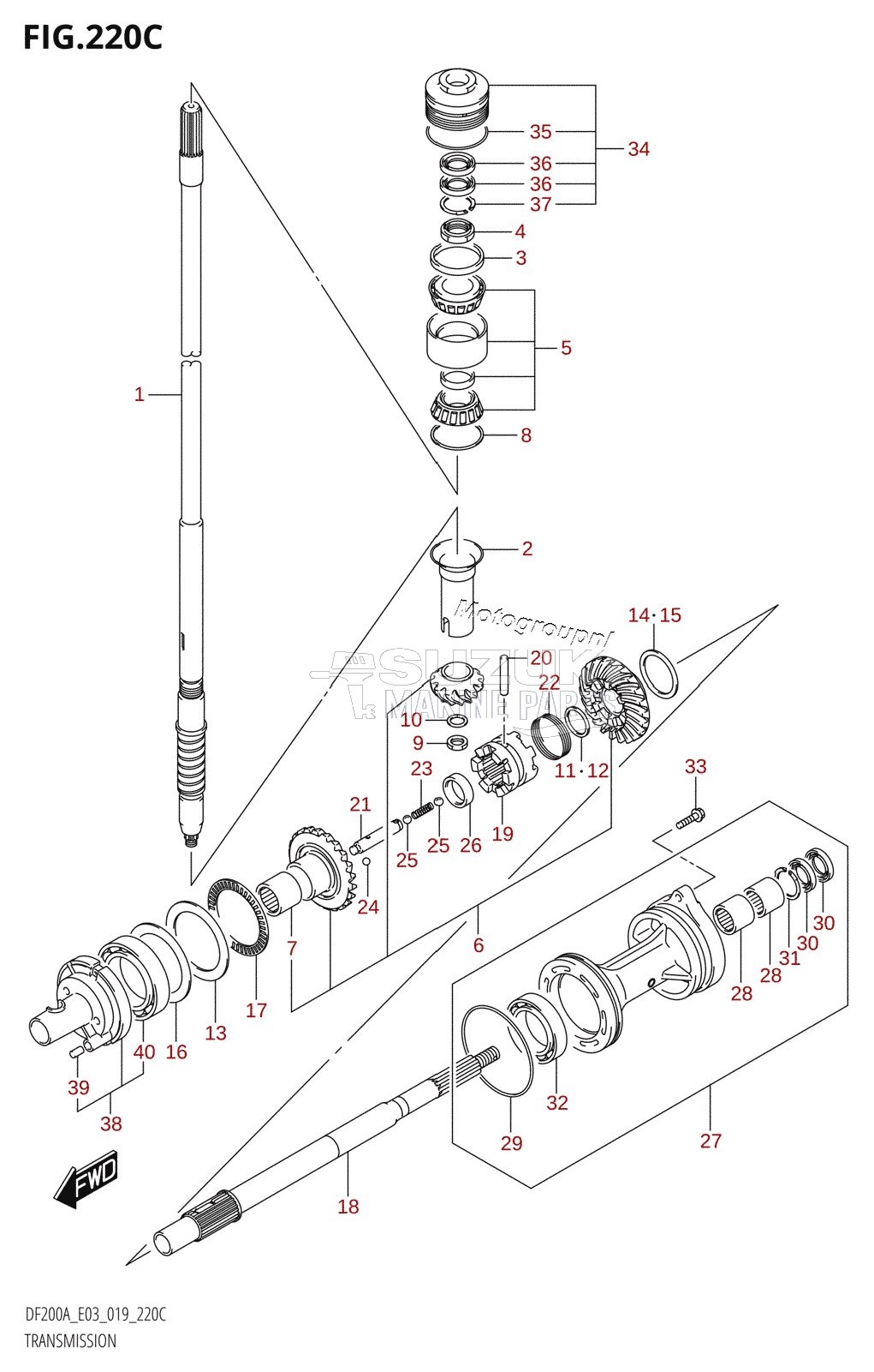 TRANSMISSION (DF200AST)