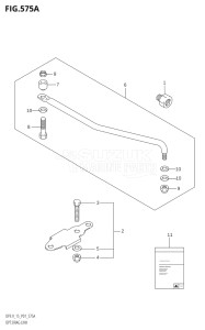 01503F-010001 (2010) 15hp P01-Gen. Export 1 (DF15K10  DF15RK10) DF15 drawing OPT:DRAG LINK