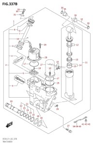 DF250Z From 25003Z-040001 (E40)  2020 drawing TRIM CYLINDER (X-TRANSOM,XX-TRANSOM)