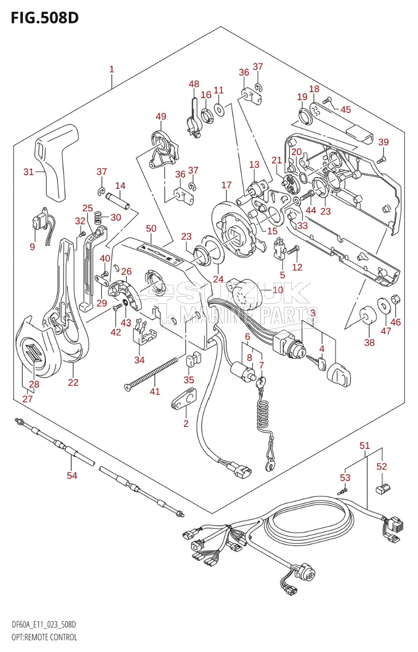 OPT:REMOTE CONTROL ((DF40A:E11,DF40AST:E34,DF50A:E11,DF60A:(E11,E40),DF60AVT:E11,DF40ASVT:E34):023)