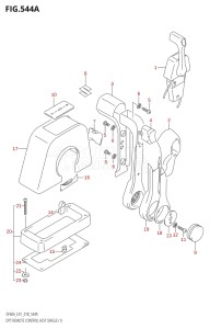 05004F-810001 (2018) 50hp E01-Gen. Export 1 (DF50AVT  DF50AVTH) DF50A drawing OPT:REMOTE CONTROL ASSY SINGLE (1)