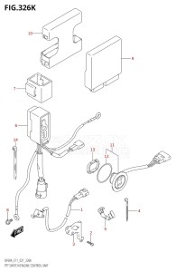 04005F-240001 (2022) 40hp E34-Italy (DF40ASVT  DF40ASVT) DF40A drawing PTT SWITCH / ENGINE CONTROL UNIT (SEE NOTE)