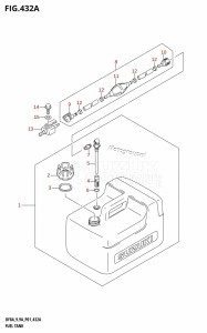 DF9.9A From 00994F-410001 (P01)  2014 drawing FUEL TANK