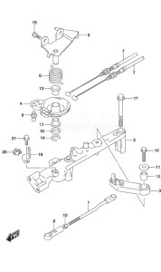 DF 150A drawing Throttle Rod