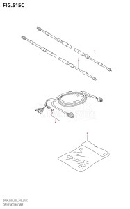 DF9.9A From 00994F-510001 (P03)  2015 drawing OPT:REMOCON CABLE (DF9.9A:P03)