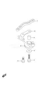 Outboard DF 30A drawing Throttle Control Non-Remote Control