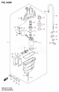 DF50A From 05004F-710001 (E01)  2017 drawing FUEL VAPOR SEPARATOR (DF60ATH:E40)