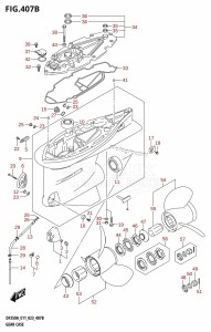 DF325A From 32501F-140001 (E01 E40)  2021 drawing GEAR CASE (023)