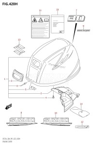 DF25A From 02504F-240001 (P01)  2022 drawing ENGINE COVER (021:(DF30A,DF30AR,DF30AQ,DF30AT,DF30ATH))