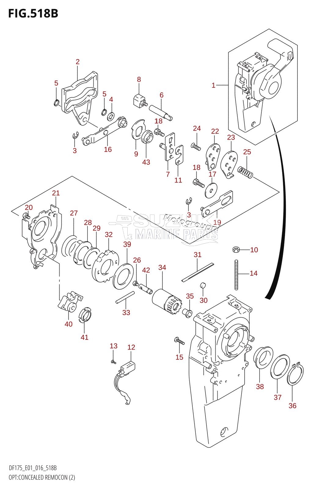 OPT:CONCEALED REMOCON (2) (DF150T:E40)