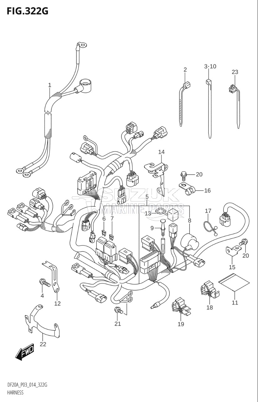 HARNESS (DF15ATH:P03)