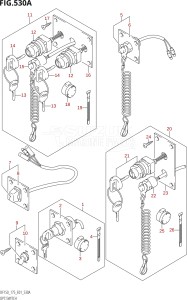 17501Z-680001 (2006) 175hp E01-Gen. Export 1 (DF175ZK6) DF175Z drawing OPT:SWITCH