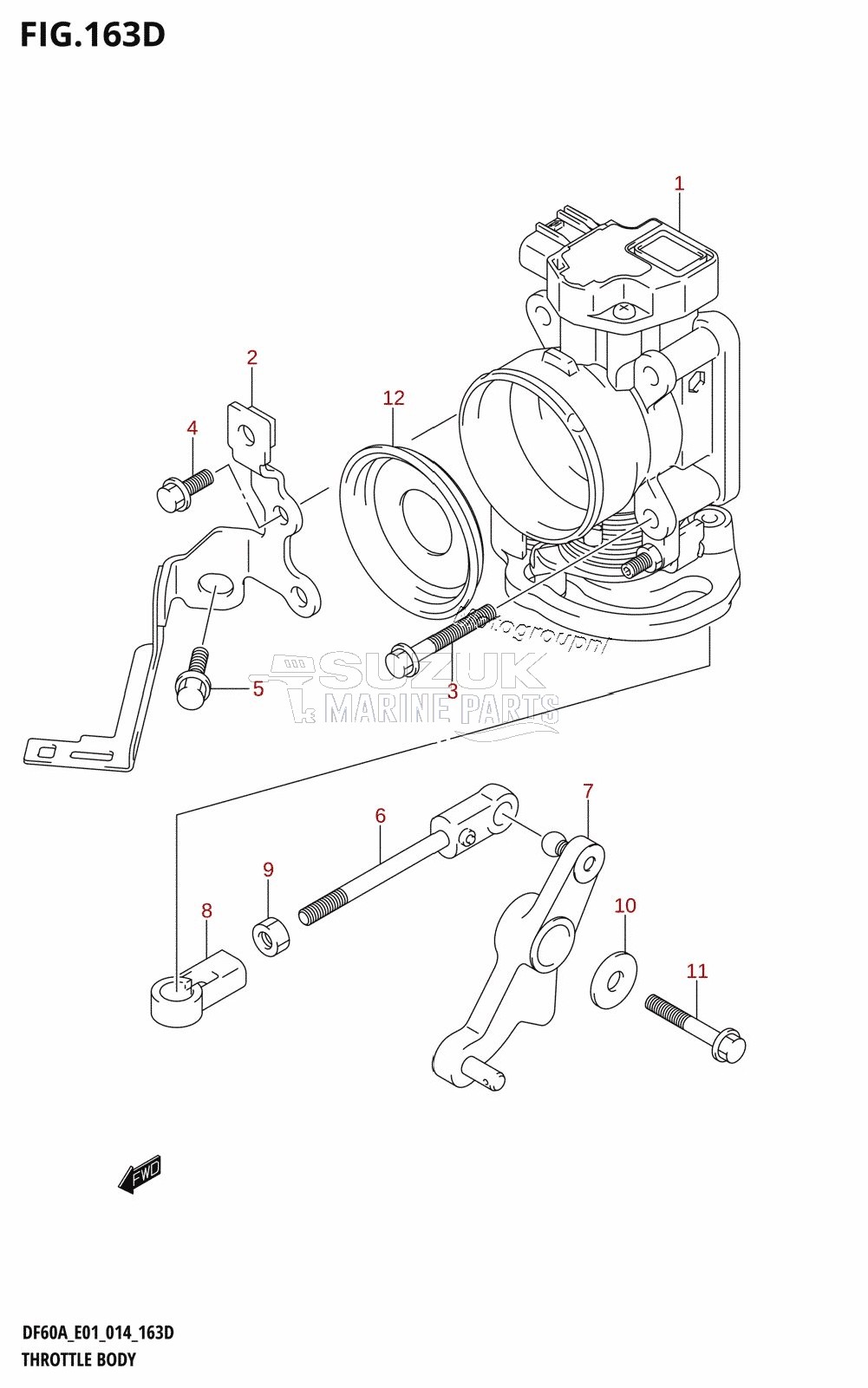 THROTTLE BODY (DF40AST:E34)