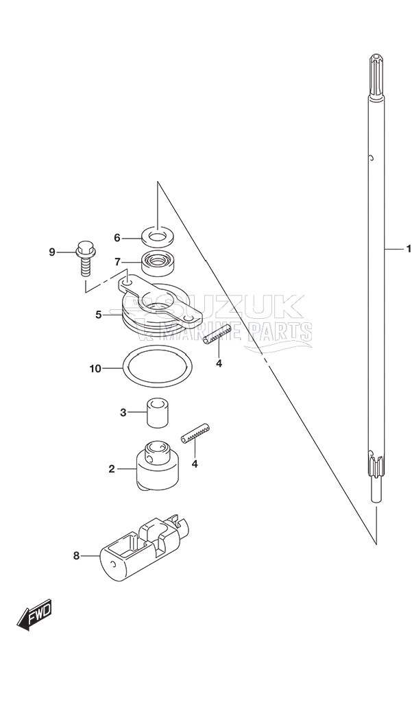 Clutch Rod DF 250S