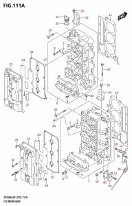 DF325A From 32501F-910001 (E01 E40)  2019 drawing CYLINDER HEAD