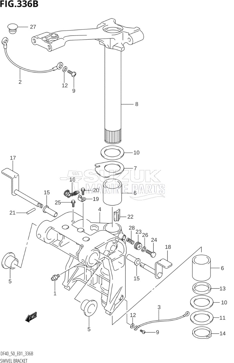 SWIVEL BRACKET (K1,K2,K3,K4,K5,K6,K7,K8,K9,K10)