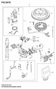 DF9.9B From 00995F-040001 (P01)  2020 drawing OPT:STARTING MOTOR (MANUAL STARTER) (DF20A:P40:M-STARTER)