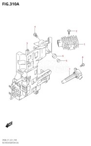 04003F-140001 (2021) 40hp E01 E11-Gen. Export 1-and 2 (DF40AQH  DF40AQH_   DF40AQH   DF40AT  DF40AT_   DF40AT   DF40ATH  DF40ATH_   DF40ATH) DF40A drawing RECTIFIER / IGNITION COIL