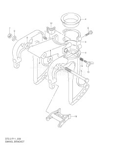 DT2.2 From 00222-510001 ()  2005 drawing SWIVEL BRACKET