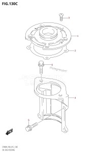 DT40 From 04005K-510001 ()  2015 drawing OIL SEAL HOUSING (DT40WR:P40)