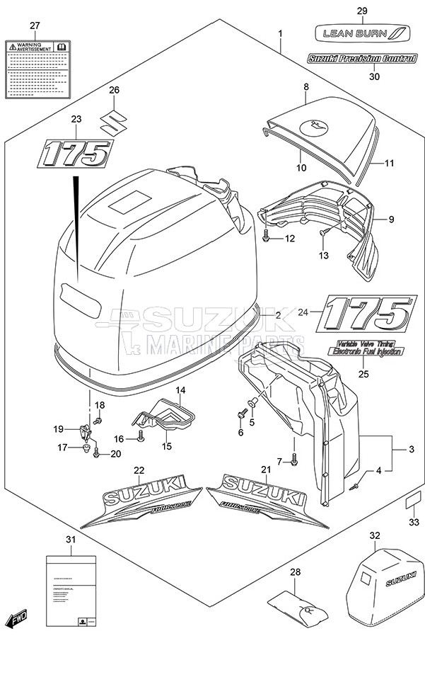 Engine Cover (Black) (Model: TG/ZG)