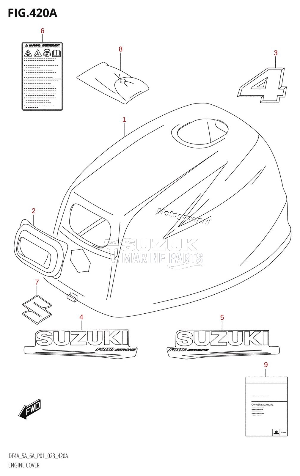 ENGINE COVER (DF4A:020)