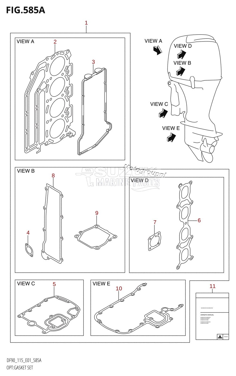 OPT:GASKET SET