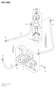 DT40 From 04005K-410001 ()  2014 drawing FUEL PUMP (DT40WR:P40)