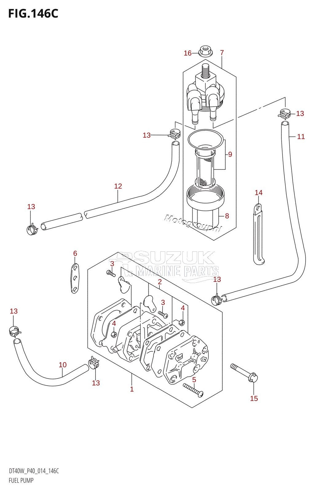 FUEL PUMP (DT40WR:P40)