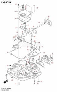 DF200Z From 20002Z-140001 (E01 E40)  2021 drawing ENGINE HOLDER (DF250ST)