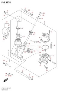 DF140A From 14003Z-140001 (E11 E40)  2021 drawing TRIM CYLINDER (DF140AT:E40,DF140AZ:E40)