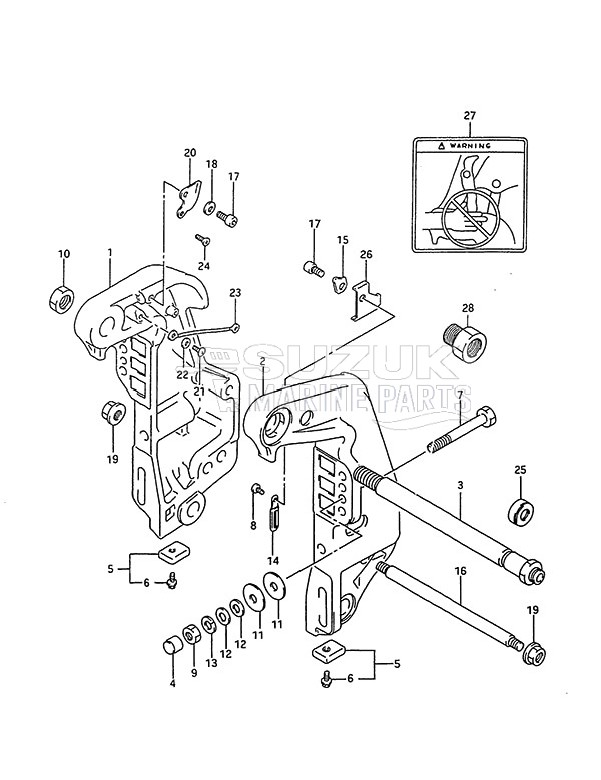 Clamp Bracket (1995 to 1997)