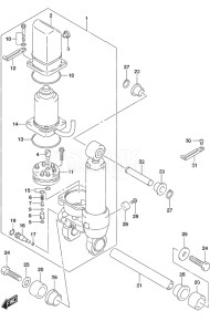 Outboard DF 30A drawing Tilt Cylinder