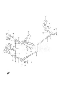 Outboard DF 30 drawing Throttle Control Non-Remote Control