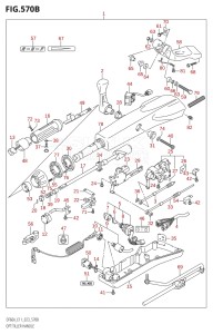 06003F-240001 (2022) 60hp E11 E40-Gen. Export 1-and 2 (DF60AVT  DF60AVT  DF60AVTH  DF60AVTH) DF60A drawing OPT:TILLER HANDLE (DF40AST,DF60A,DF50AVT,DF60AVT,DF40ASVT)