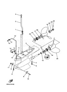 D150H drawing PROPELLER-HOUSING-AND-TRANSMISSION-3