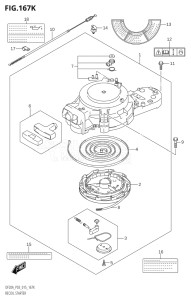 01504F-510001 (2005) 15hp P03-U.S.A (DF15A  DF15AR  DF15ATH) DF15A drawing RECOIL STARTER (DF20AT:P03)