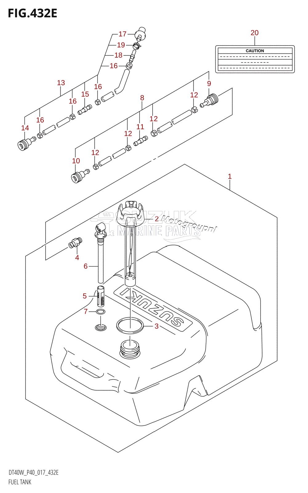 FUEL TANK (DT40WK:P40)