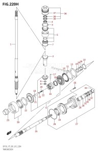 DF175T From 17502F-210001 (E01 E40)  2012 drawing TRANSMISSION (DF175Z:E40)