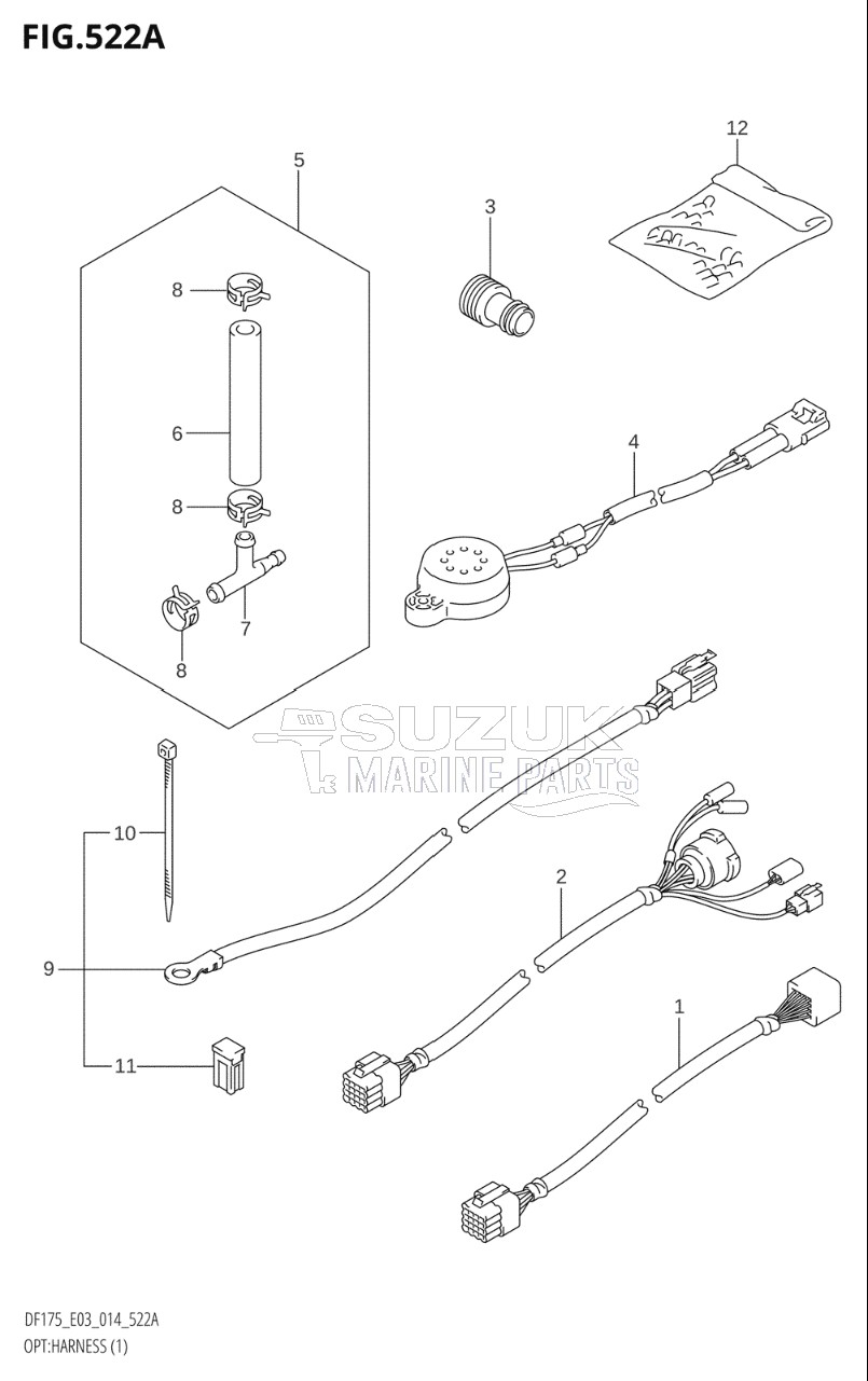 OPT:HARNESS (1) (DF150T:E03)