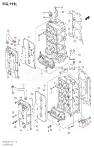 DF250 From 25003F-310001 (E01 E40)  2013 drawing CYLINDER HEAD (DF250Z:E01)