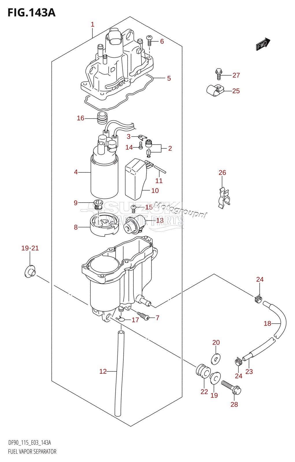 FUEL VAPOR SEPARATOR