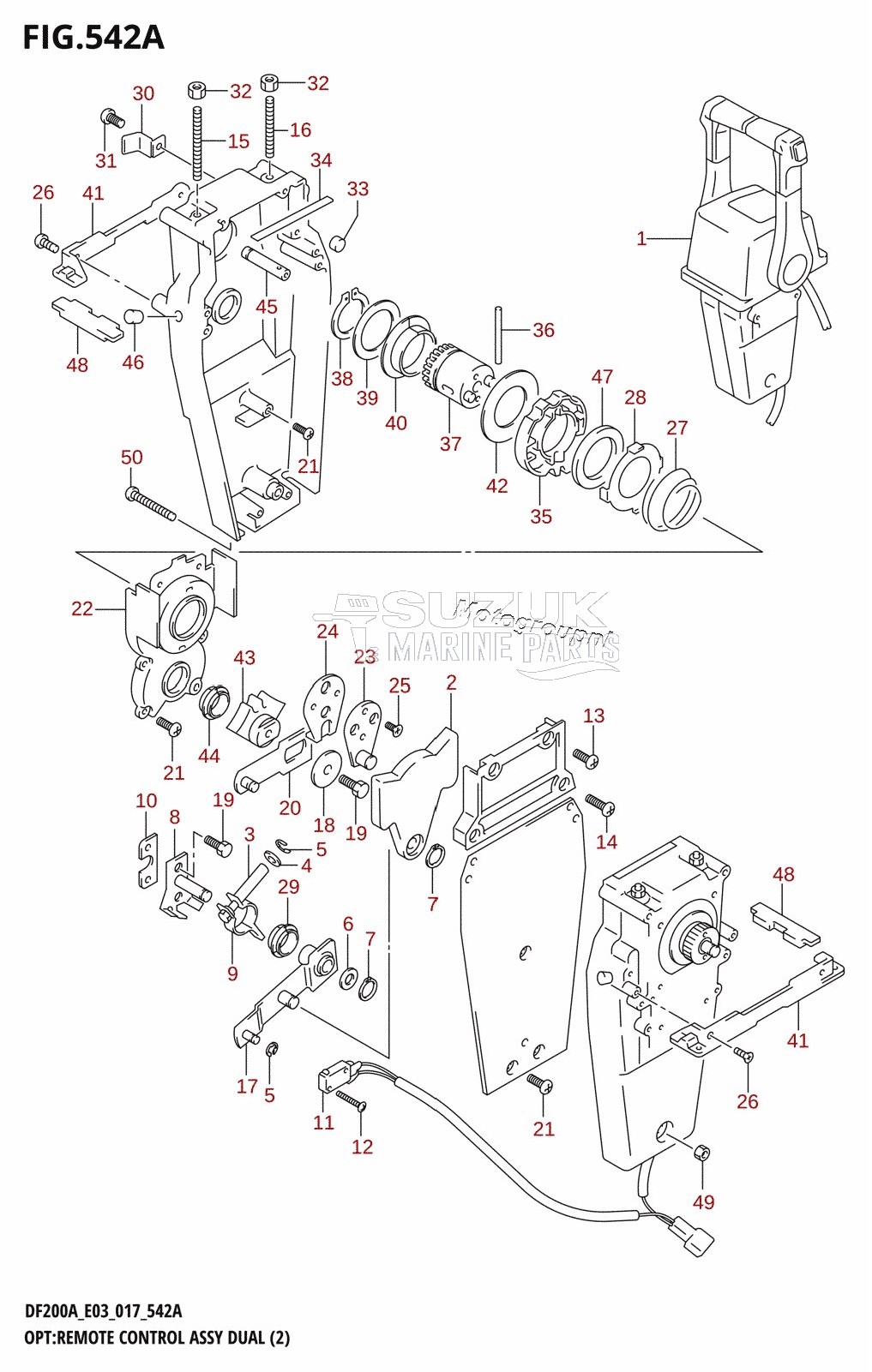 OPT:REMOTE CONTROL ASSY DUAL (2)